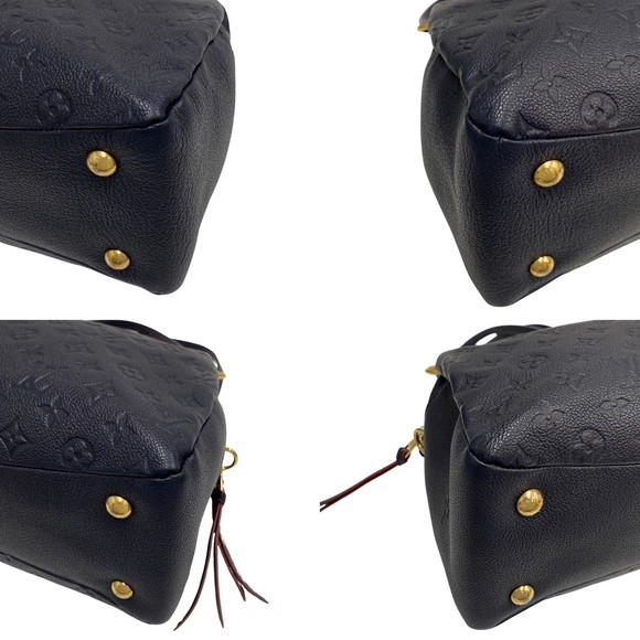 Louis Vuitton Ponthieu PM Empreinte Leather Shoulder Bag Marine Rouge - Picture 6 of 7